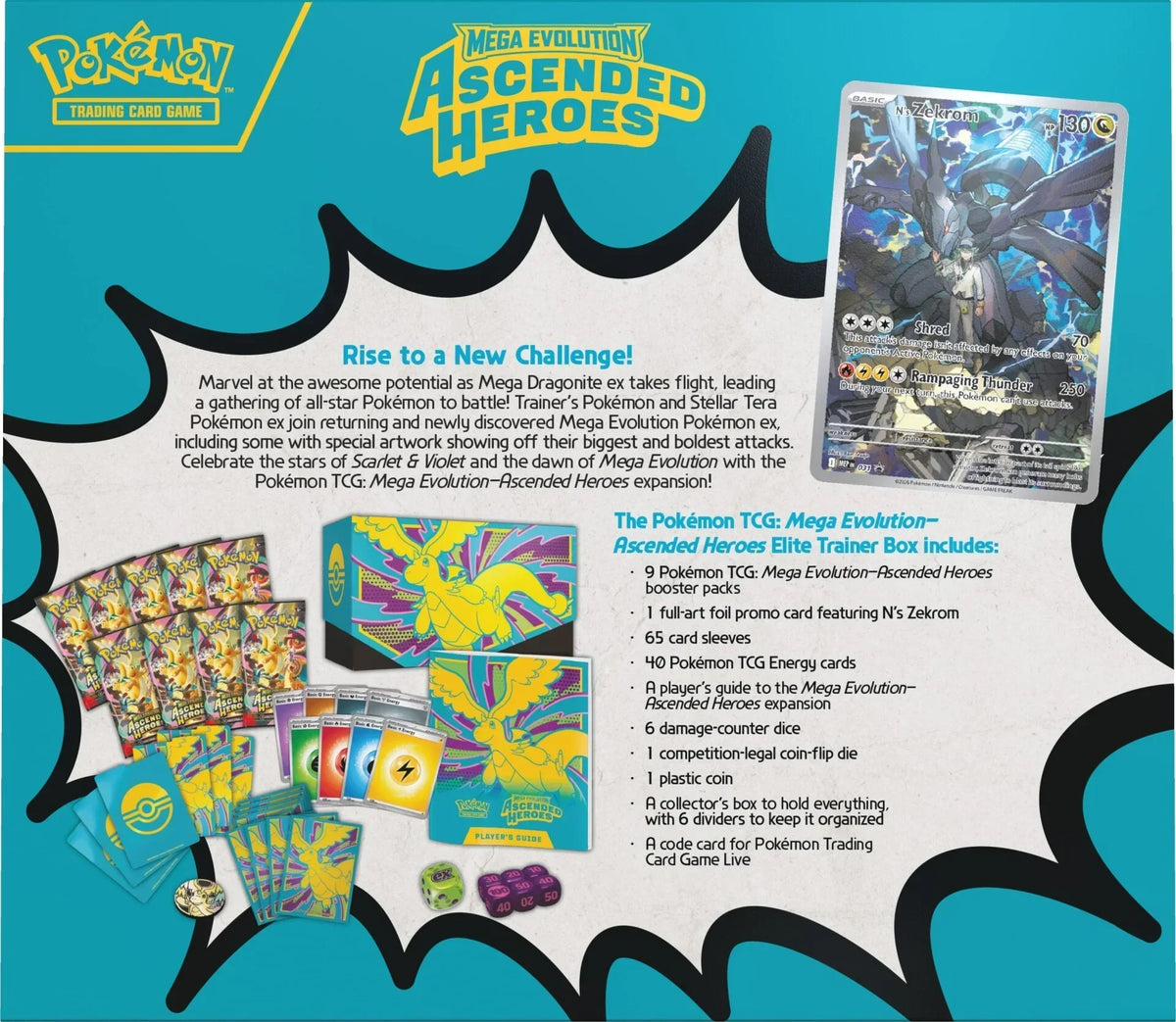 Pokémon TCG: Mega Evolution - Ascended Heroes Elite Trainer Box